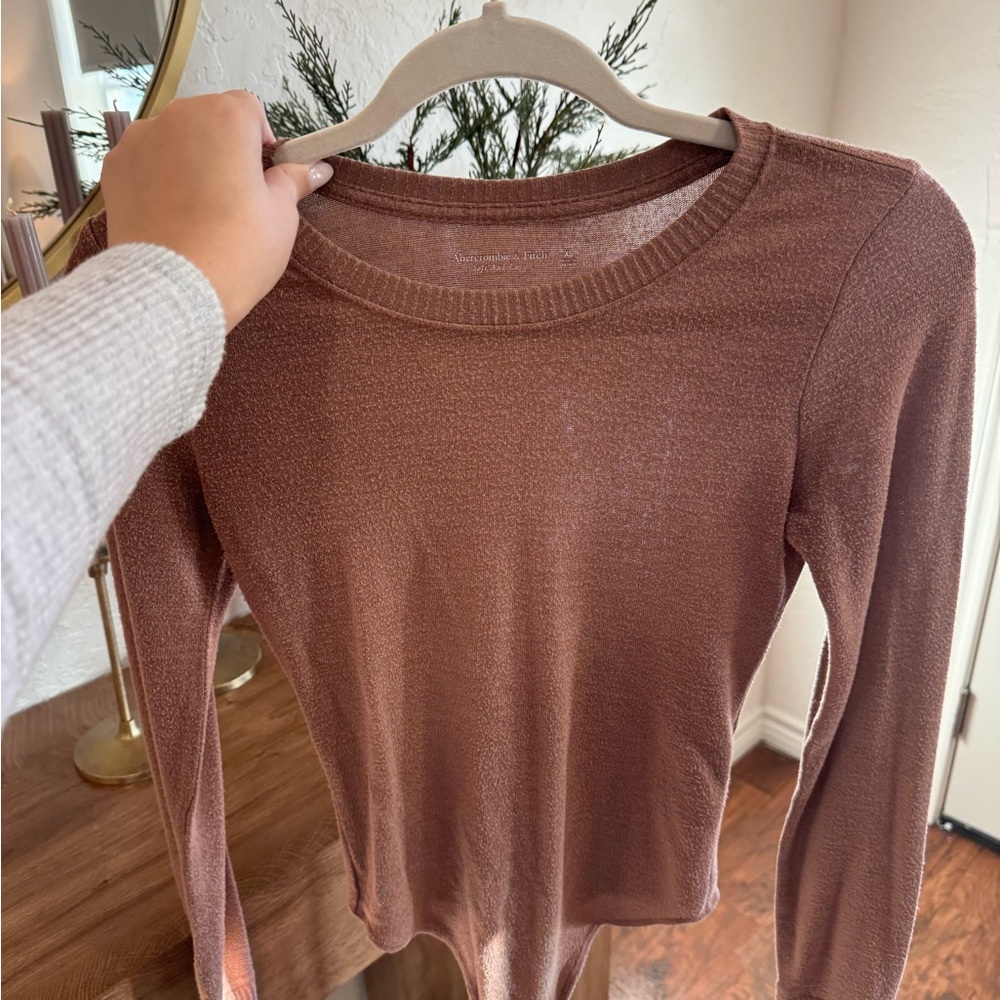 Abercrombie & Fitch brown body suit